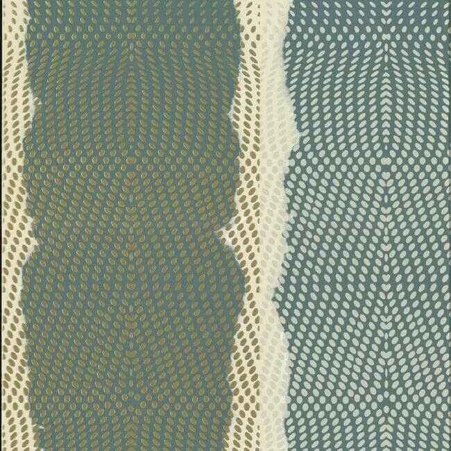 Indigenous Teal Wallpaper - York Wallcoverings - CE3961