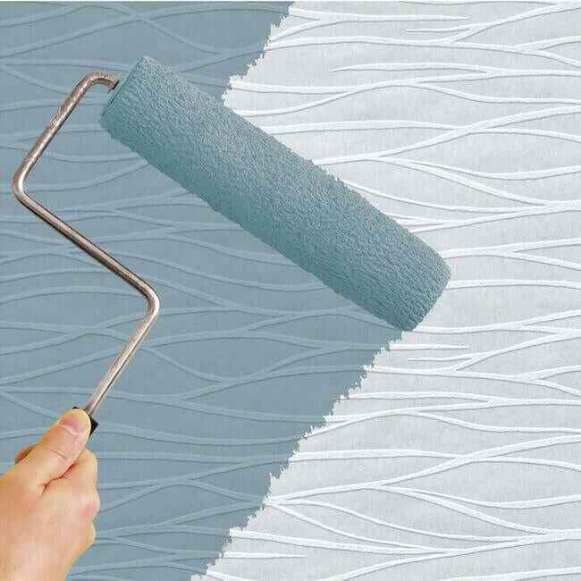 Organic Waves Paintable White Wallpaper - York Wallcoverings - PT9418