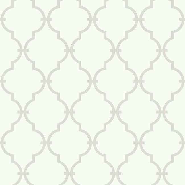 Modern Trellis Sure Strip Wallpaper Stone - York Wallcoverings - YS9102