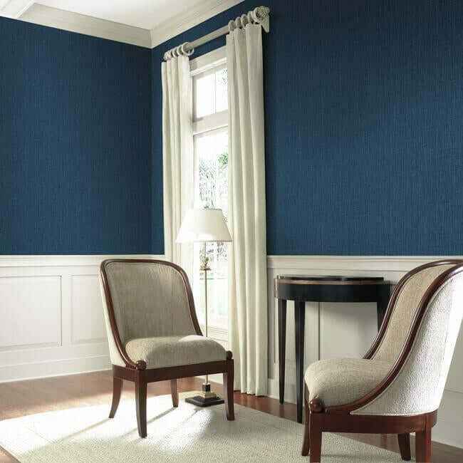 Sweet Grass Blue Wallpaper - York Wallcoverings - ER8243 - York Wallcoverings Wallpaper