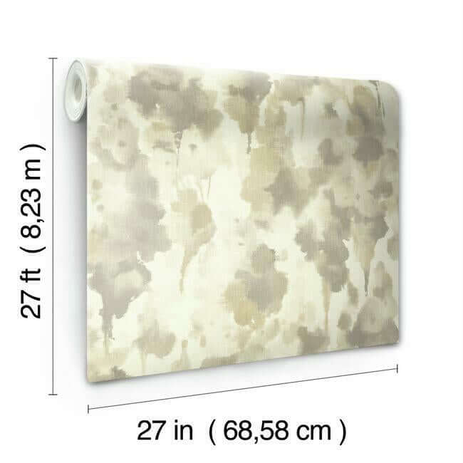 mirage-dark-taupe-gold-wallpaper-york-wallcoverings-cz2466 - York Wallcoverings Wallpaper