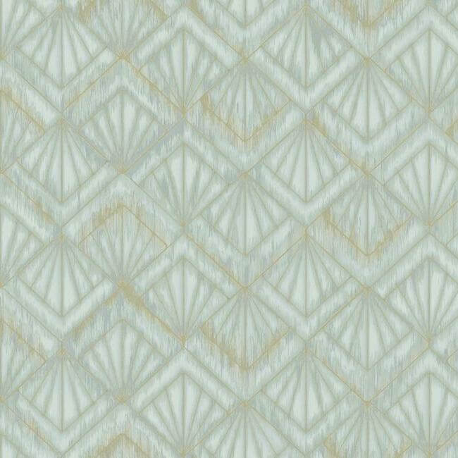 Modern Shell Light Blue Wallpaper - York Wallcoverings - OS4273