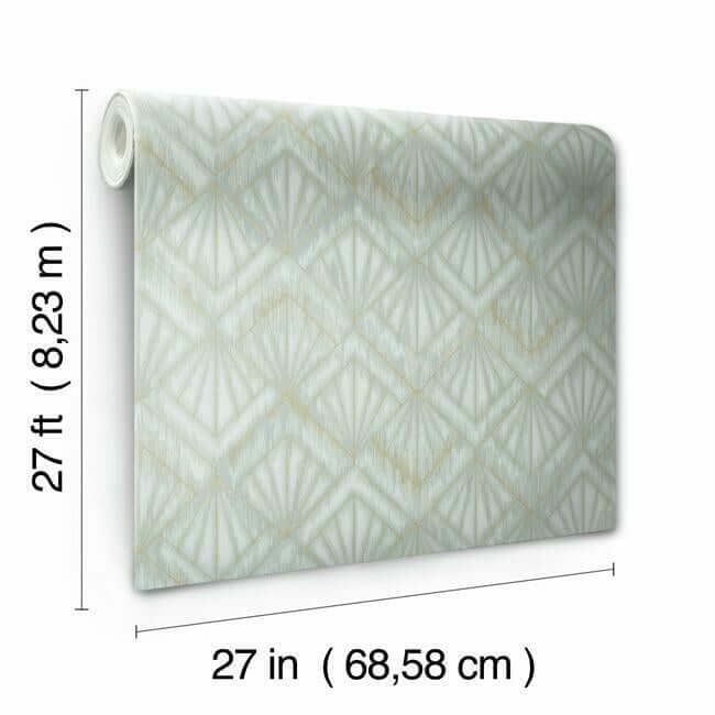 modern-shell-light-blue-wallpaper-york-wallcoverings-os4273 - York Wallcoverings Wallpaper