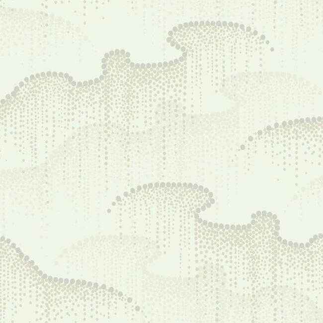 Moonlight Pearls Cream Wallpaper - York Wallcoverings - OS4266