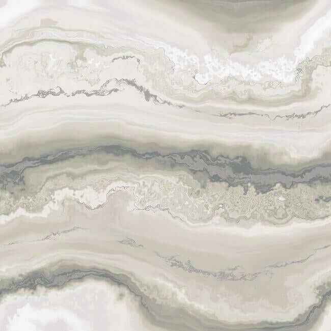 Moontide High Performance Wallpaper White Calcite - York Wallcoverings - DA3501