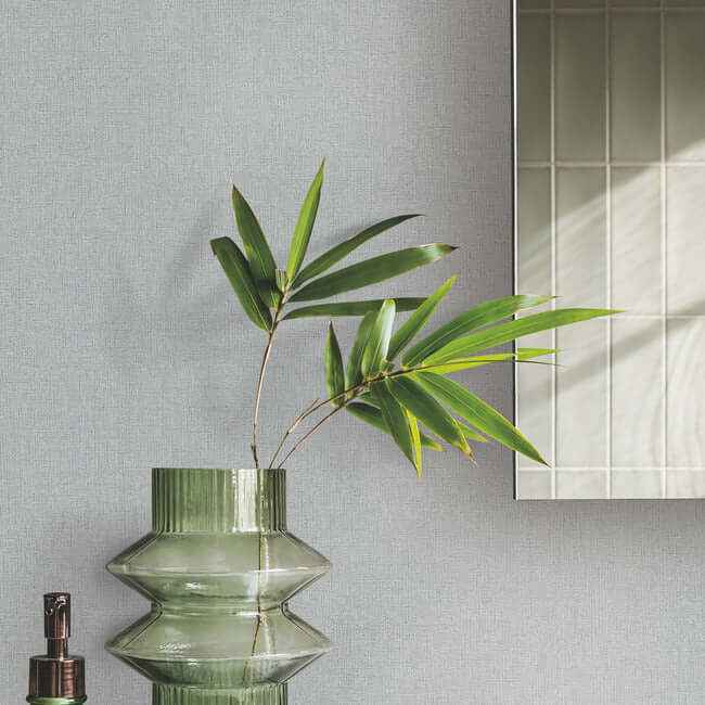 Gypsy Weave Grey Wallpaper - York Wallcoverings - DA3576N - York Wallcoverings Wallpaper