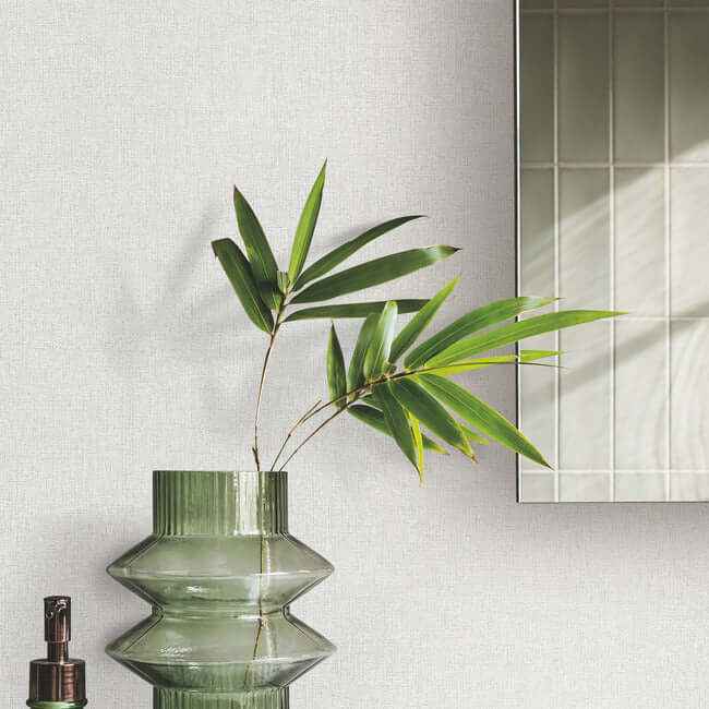 Gypsy Weave Frost Wallpaper - York Wallcoverings - DA3578N - York Wallcoverings Wallpaper