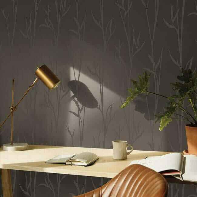 Matcha Brown Wallpaper - York Wallcoverings - DA3509N - York Wallcoverings Wallpaper