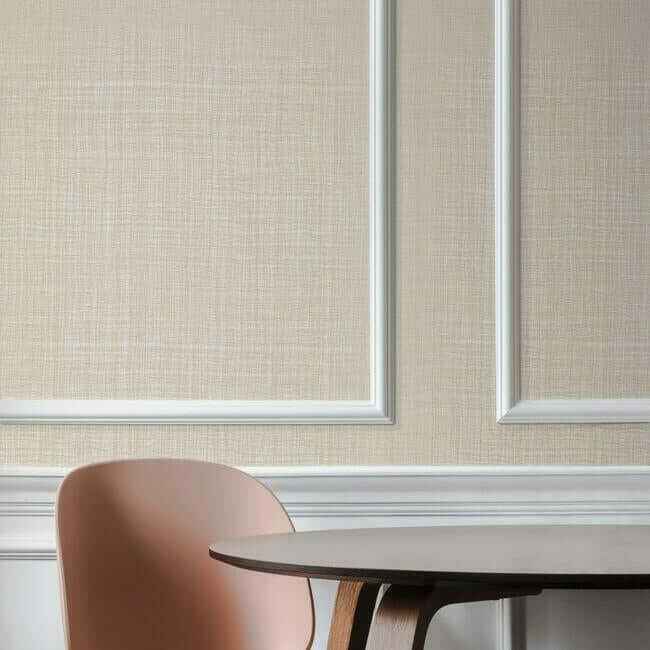 Caprice Cream Wallpaper - York Wallcoverings - DA3515N - York Wallcoverings Wallpaper