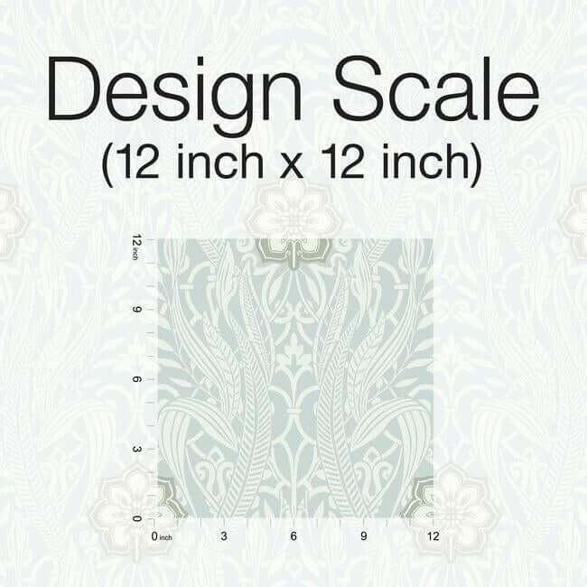 gatsby-damask-blue-wallpaper-york-wallcoverings-dm4991 - York Wallcoverings Wallpaper