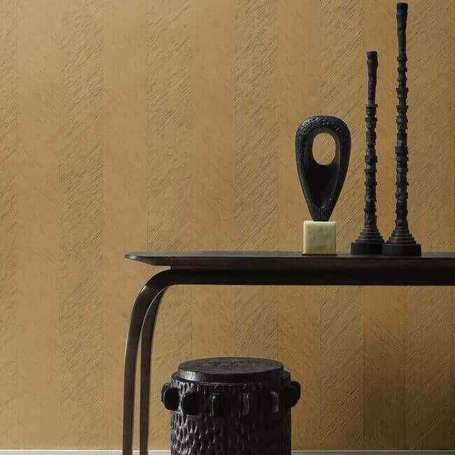 Chevron Beige Metallic Wallpaper - York Wallcoverings - BO6606 - York Wallcoverings Wallpaper