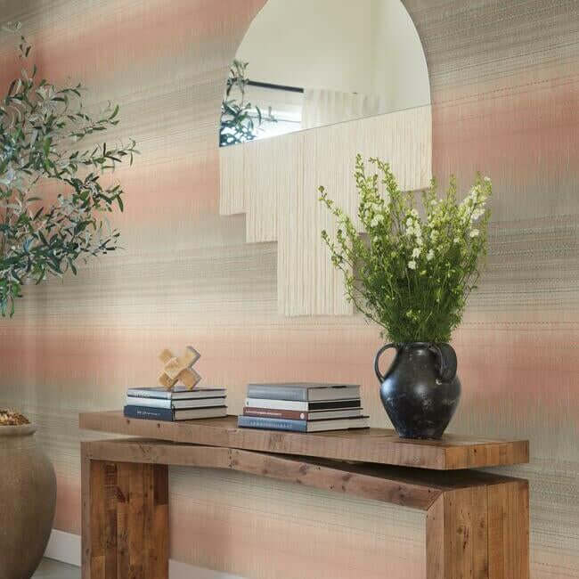 desert-textile-pink-wallpaper-york-wallcoverings-bo6621 - York Wallcoverings Wallpaper