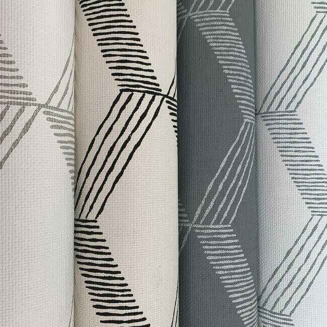 Palisades Paperweave Smokey Blue Wallpaper - York Wallcoverings - BO6723