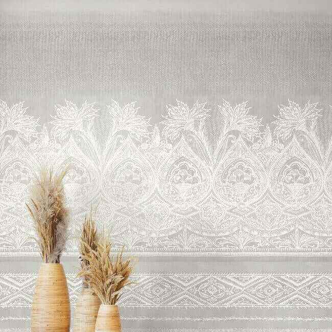 Henna Grey Wall Mural - York Wallcoverings - BO6742M - York Wallcoverings Wallpaper