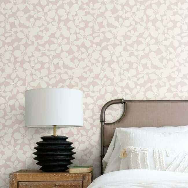 Free Spirit Pink Wallpaper - York Wallcoverings - BO6685 - York Wallcoverings Wallpaper
