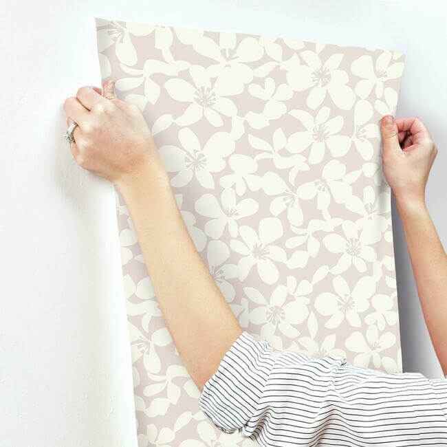 Free Spirit Pink Wallpaper - York Wallcoverings - BO6685 - York Wallcoverings Wallpaper