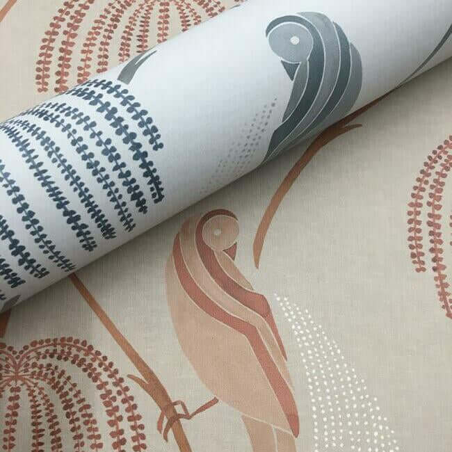 blaise-blue-grey-wallpaper-york-wallcoverings-ch1435 - York Wallcoverings Wallpaper