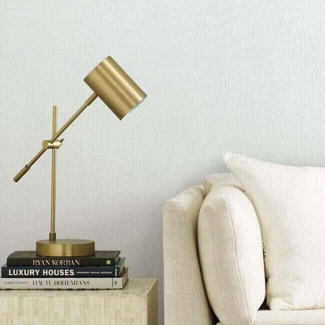 Gossamer Woven White Wallpaper - York Wallcoverings - DD3771 - York Wallcoverings Wallpaper