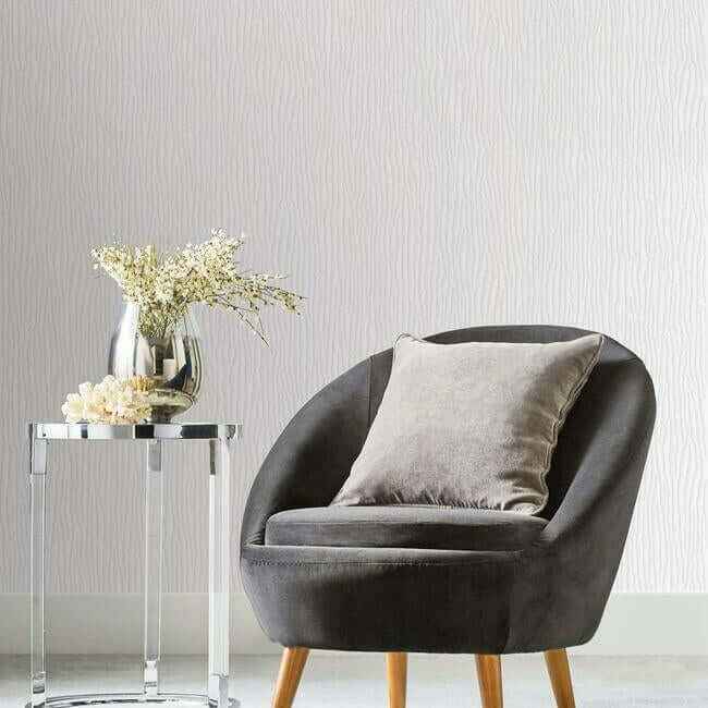 Rain Chimes White Wallpaper - York Wallcoverings - DD3792 - York Wallcoverings Wallpaper