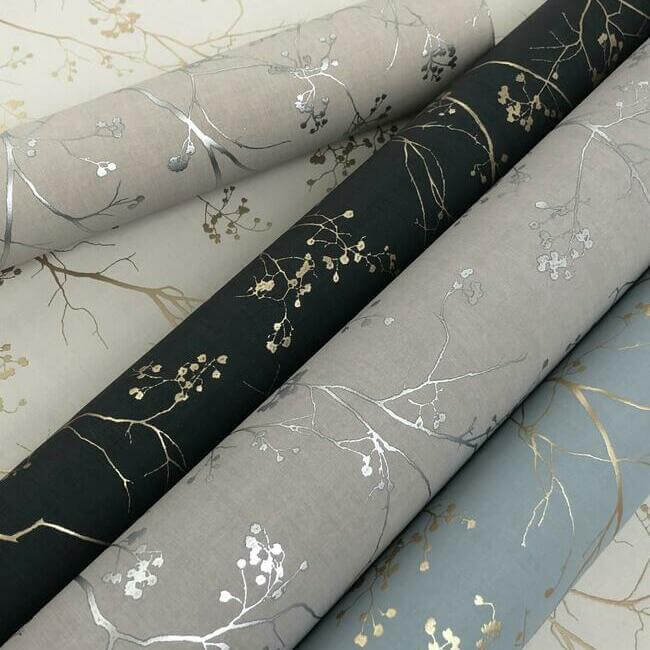 luminous-branches-cream-gold-wallpaper-york-wallcoverings-dd3812 - York Wallcoverings Wallpaper