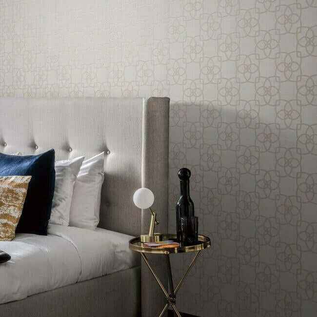 Serendipity Light Grey & Light Brown Wallpaper - York Wallcoverings - Y6200203