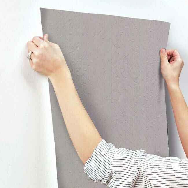 Etched Chevron Grey Wallpaper - York Wallcoverings - DD3781 - York Wallcoverings Wallpaper