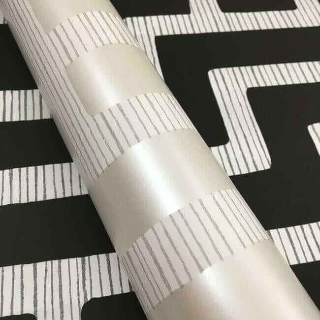Graphic Polyomino Pearl Wallpaper - York Wallcoverings - BW3832 - York Wallcoverings Wallpaper