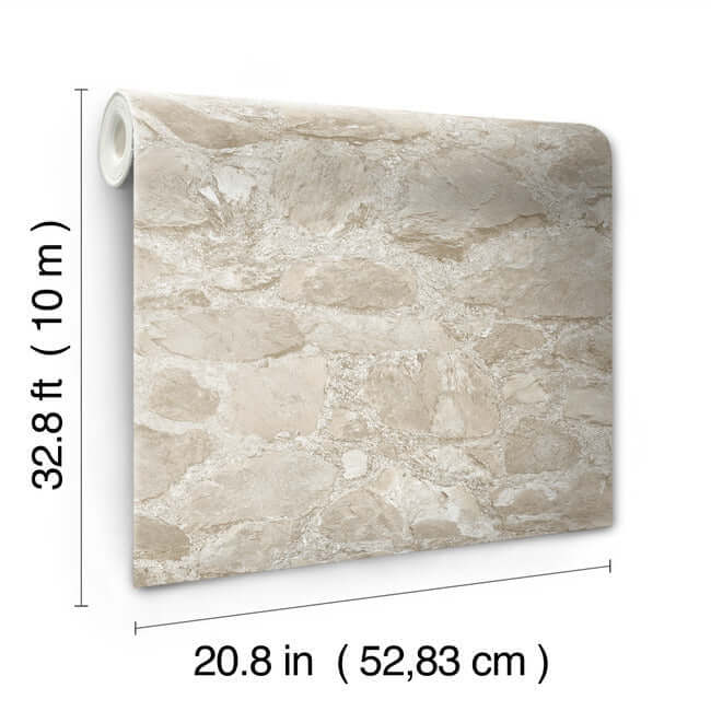 field-stone-beige-wallpaper-york-wallcoverings-mn1803 - York Wallcoverings Wallpaper