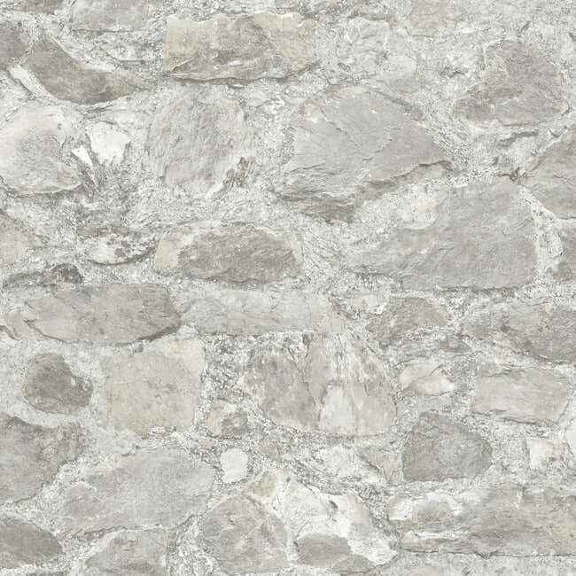 Field Stone Taupe Wallpaper - York Wallcoverings - MN1801 - York Wallcoverings Wallpaper
