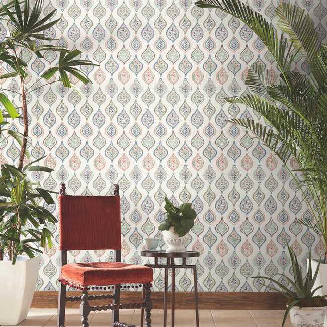 marketplace-motif-wallpaper-almond-mint-apricot-york-wallcoverings-mn1853
