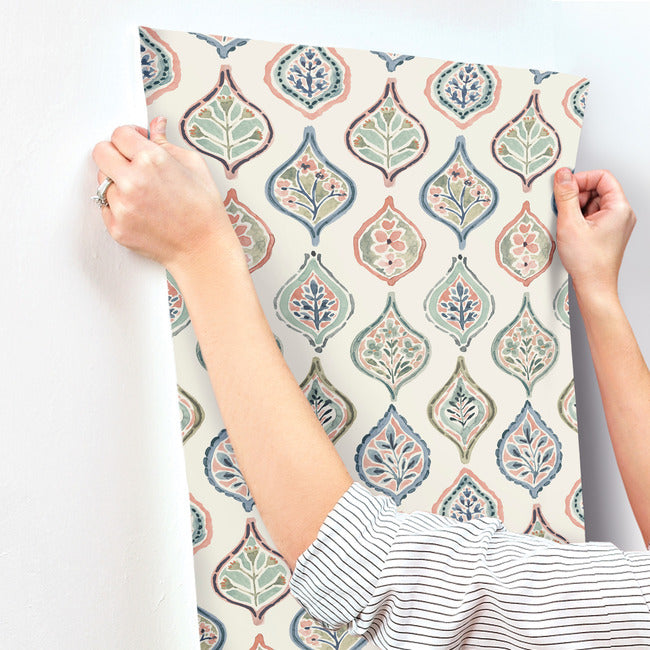 marketplace-motif-wallpaper-almond-mint-apricot-york-wallcoverings-mn1853