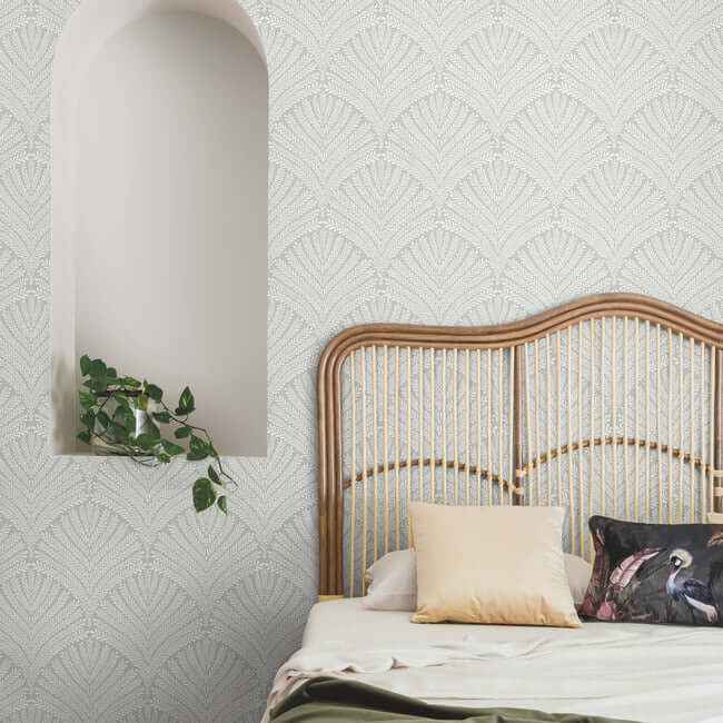 Beachcomber Green & White Wallpaper - York Wallcoverings - MN1871 - York Wallcoverings Wallpaper