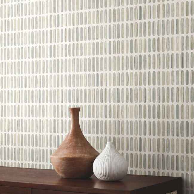Petite Pergola Neutral Wallpaper - York Wallcoverings - MN1940