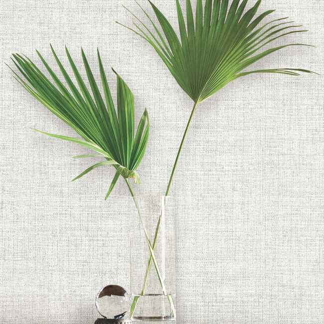 Papyrus Weave Grey Wallpaper - York Wallcoverings - MN1933 - York Wallcoverings Wallpaper