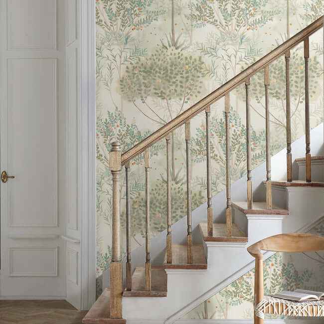 Orchard Beige Wallpaper - York Wallcoverings - MN1821 - York Wallcoverings Wallpaper