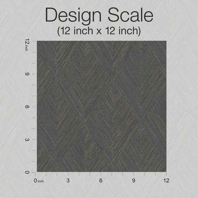 Belmont Black Wallpaper - York Wallcoverings - OM3632 - York Wallcoverings Wallpaper