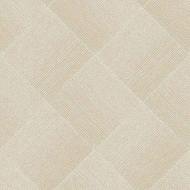 Channel Tan Wallpaper - York Wallcoverings - OM3643