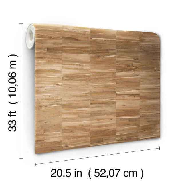 Reserve Brown Wallpaper - York Wallcoverings - OM3603 - York Wallcoverings Wallpaper
