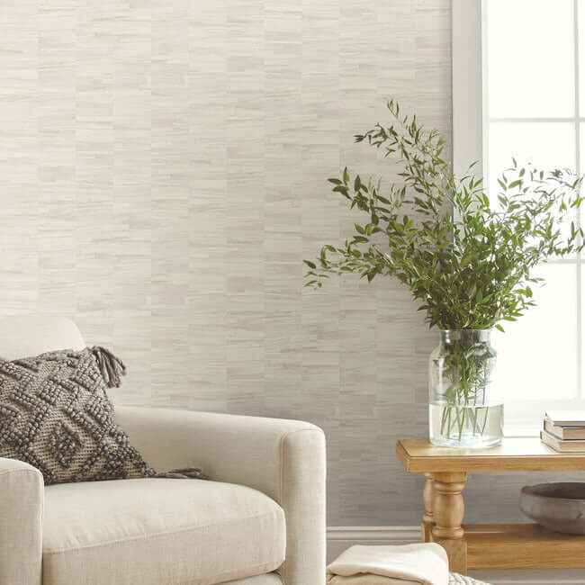 Reserve Off White Wallpaper - York Wallcoverings - OM3602 - York Wallcoverings Wallpaper
