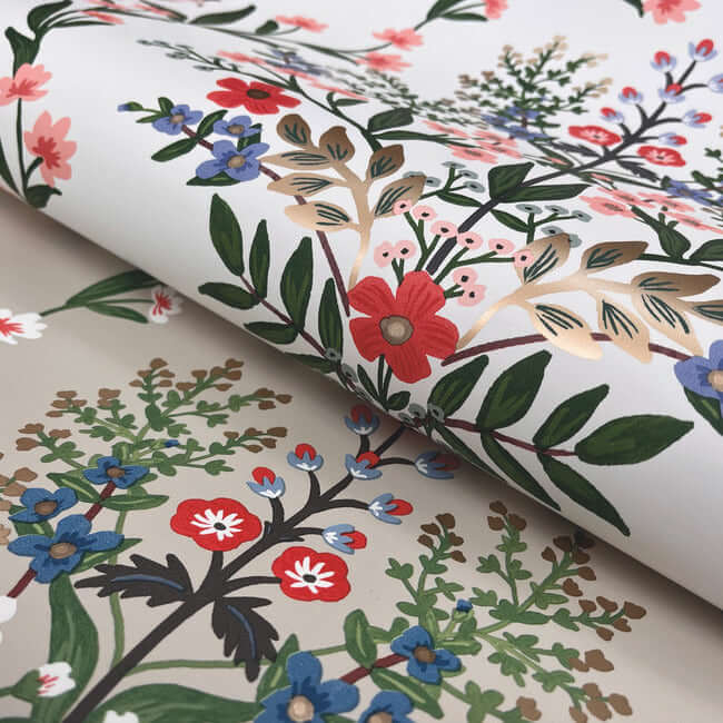 luxembourg-wallpaper-linen-multi-york-wallcoverings-rp7327 - York Wallcoverings Wallpaper