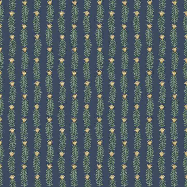 Eden Blue & Green Wallpaper - York Wallcoverings - RP7342