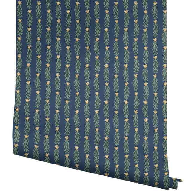 Eden Blue & Green Wallpaper - York Wallcoverings - RP7342 - York Wallcoverings Wallpaper