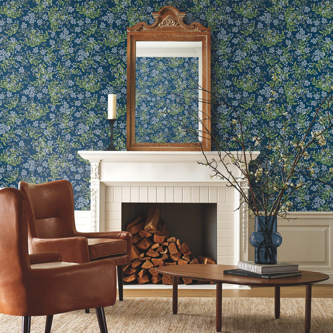 cornflower-wallpaper-navy-york-wallcoverings-rp7385