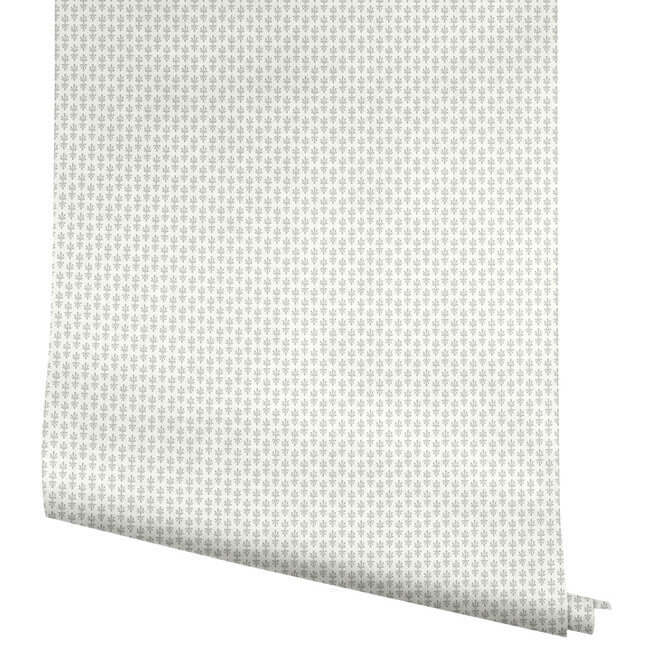 petal-wallpaper-white-metallic-silver-york-wallcoverings-rp7361 - York Wallcoverings Wallpaper