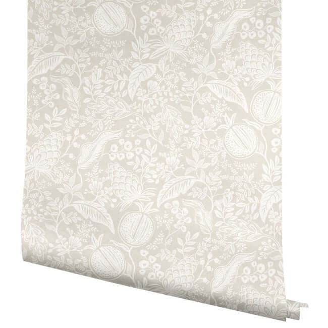 pomegranate-wallpaper-beige-white-york-wallcoverings-rp7388 - York Wallcoverings Wallpaper