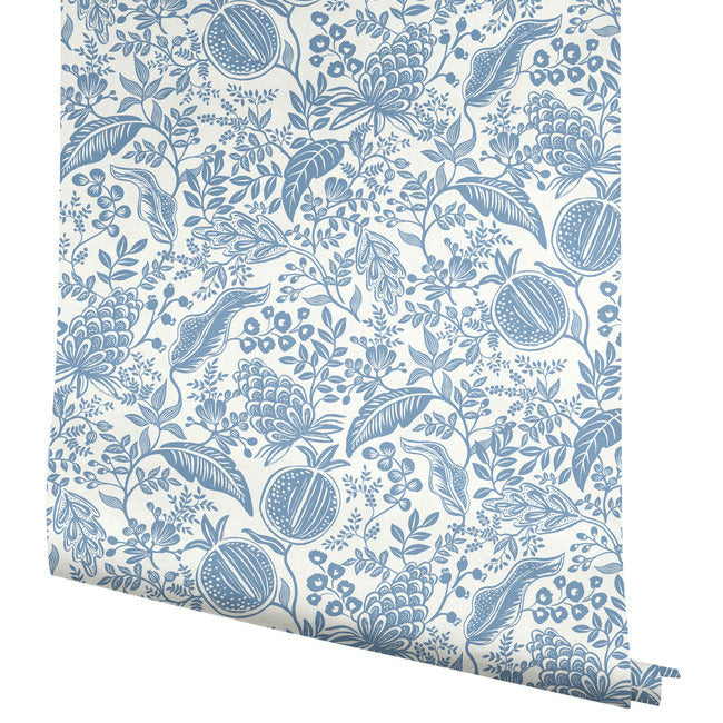 pomegranate-wallpaper-white-blue-york-wallcoverings-rp7390