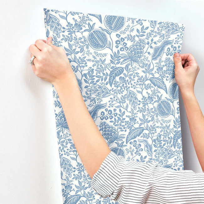 pomegranate-wallpaper-white-blue-york-wallcoverings-rp7390