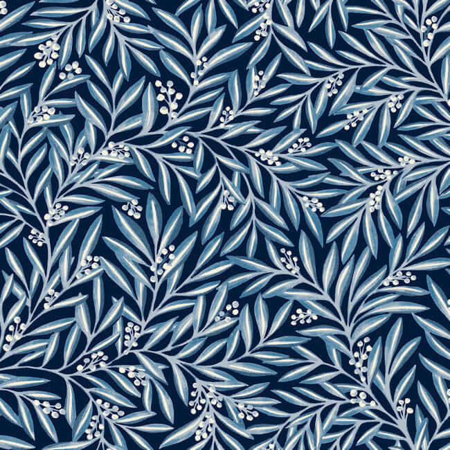 rowan-navy-wallpaper-york-wallcoverings-ac9133 - York Wallcoverings Wallpaper