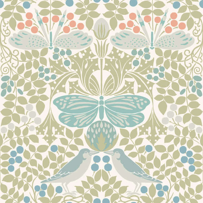 butterly-garden-green-blue-wallpaper-york-wallcoverings-ac9164