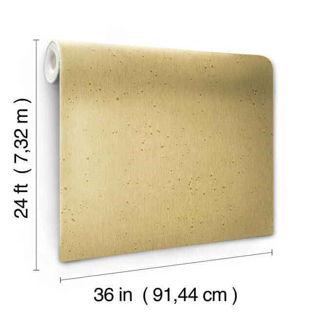 Burnished Patina Beige Metallic Wallpaper - York Wallcoverings - AC9214 - York Wallcoverings Wallpaper